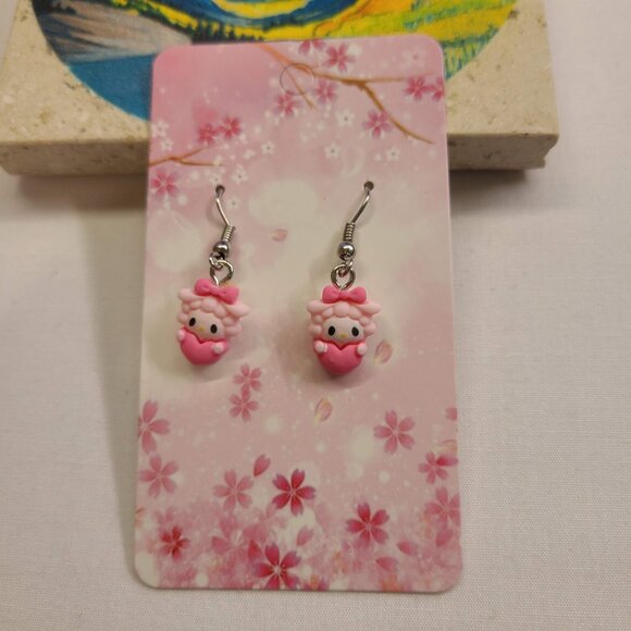 SANRIO KAWAII MY SWEET PIANO EARRINGS - Picture 2 of 3